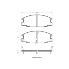 363702160971 MAGNETI MARELLI Колодки тормозные