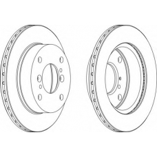 DDF352-1 FERODO Тормозной диск