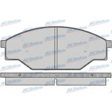 AC440781D AC Delco Комплект тормозных колодок, дисковый тормоз