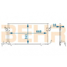 7402508 BEHR Condenser