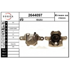 2644097 EAI Тормозной суппорт