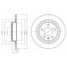 BG4279C DELPHI Тормозной диск