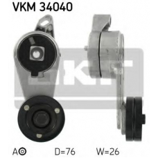 VKM 34040 SKF Натяжной ролик, поликлиновой  ремень