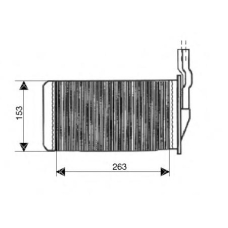QHR2072 QUINTON HAZELL Теплообменник, отопление салона