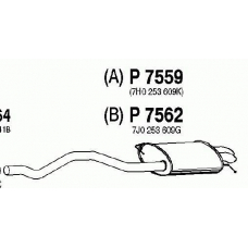 P7559 FENNO Глушитель выхлопных газов конечный