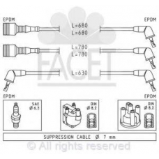 4.8503 FACET Ккомплект проводов зажигания