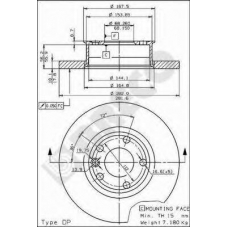 BS 7473 BRECO Тормозной диск