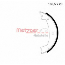 KR 780 METZGER Комплект тормозных колодок, стояночная тормозная с