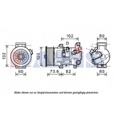 852620N AKS DASIS Компрессор, кондиционер