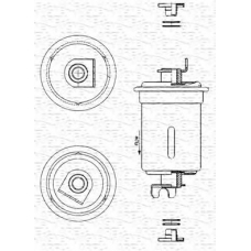 213908907000 MAGNETI MARELLI Топливный фильтр