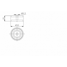 TKR 9866 TIMKEN Паразитный / ведущий ролик, зубчатый ремень