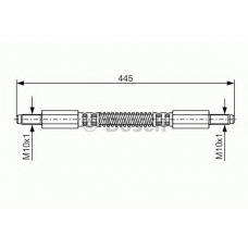 1 987 476 925 BOSCH Тормозной шланг