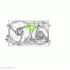32-2426 KAGER Вентилятор, охлаждение двигателя