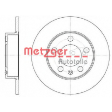 6547.00 METZGER Тормозной диск