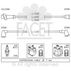 4.7018 FACET Ккомплект проводов зажигания