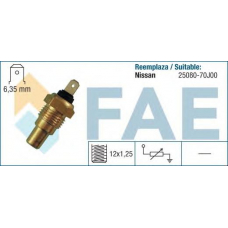 31680 FAE Датчик, температура охлаждающей жидкости