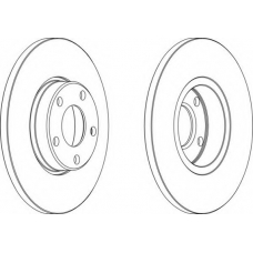DDF324C-1 FERODO Тормозной диск