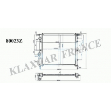 80023z KLAXCAR FRANCE Радиатор, охлаждение двигателя