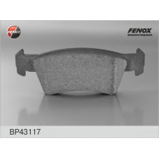 BP43117 FENOX Комплект тормозных колодок, дисковый тормоз