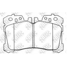 PN1833 NiBK Комплект тормозных колодок, дисковый тормоз