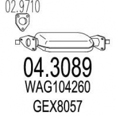04.3089 MTS Катализатор