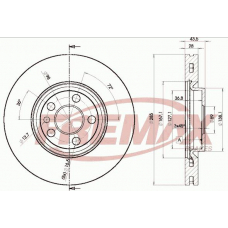 BD-4678 FREMAX Тормозной диск