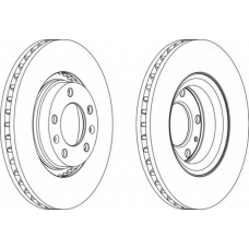 DDF264-1 FERODO Тормозной диск