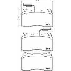 8DB 355 018-361 HELLA PAGID Комплект тормозных колодок, дисковый тормоз