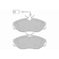 FD6889N NECTO Комплект тормозных колодок, дисковый тормоз