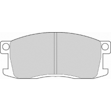 FD834A NECTO Комплект тормозных колодок, дисковый тормоз