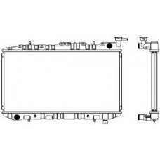 1341-0246 SAKURA  Automotive Радиатор, охлаждение двигателя