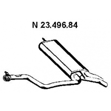 23.496.84 EBERSPACHER Глушитель выхлопных газов конечный