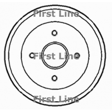 FBR914 FIRST LINE Тормозной барабан