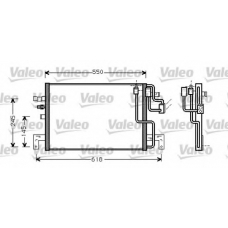 818100 VALEO Конденсатор, кондиционер