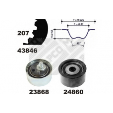 73816 MAPCO Комплект ремня ГРМ