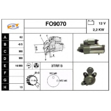 FO9070 SNRA Стартер