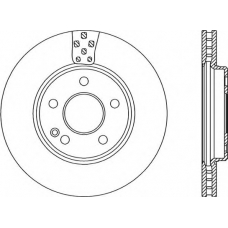 BDA2190.20 OPEN PARTS Тормозной диск