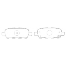 PN-2466 JNBK Колодки тормозные