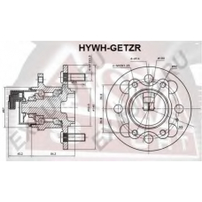 HYWH-GETZR ASVA Ступица колеса