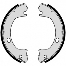 S 11 510 BREMBO Комплект тормозных колодок, стояночная тормозная с