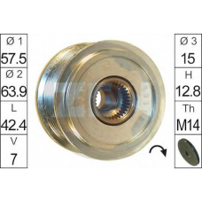 ZN5567 ERA Механизм свободного хода генератора