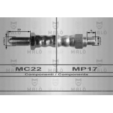 8339 Malo Тормозной шланг