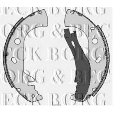 BBS6301 BORG & BECK Комплект тормозных колодок