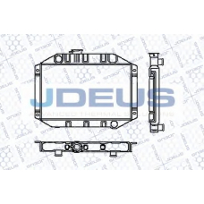 RA0120020 JDEUS Радиатор, охлаждение двигателя