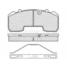 025 291 6530 MEYLE Комплект тормозных колодок, дисковый тормоз