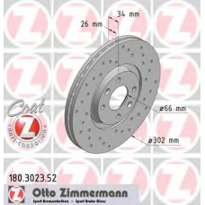 180.3023.52 ZIMMERMANN Тормозной диск