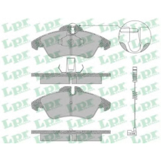 05P1304 LPR Комплект тормозных колодок, дисковый тормоз