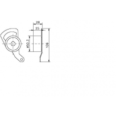 TKR 9099 TIMKEN Натяжной ролик, ремень грм