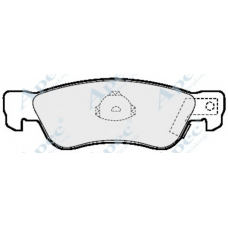PAD609 APEC Комплект тормозных колодок, дисковый тормоз