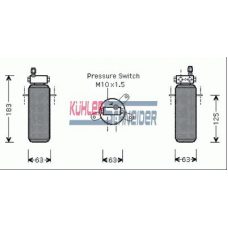 8900841 KUHLER SCHNEIDER Осушитель, кондиционер